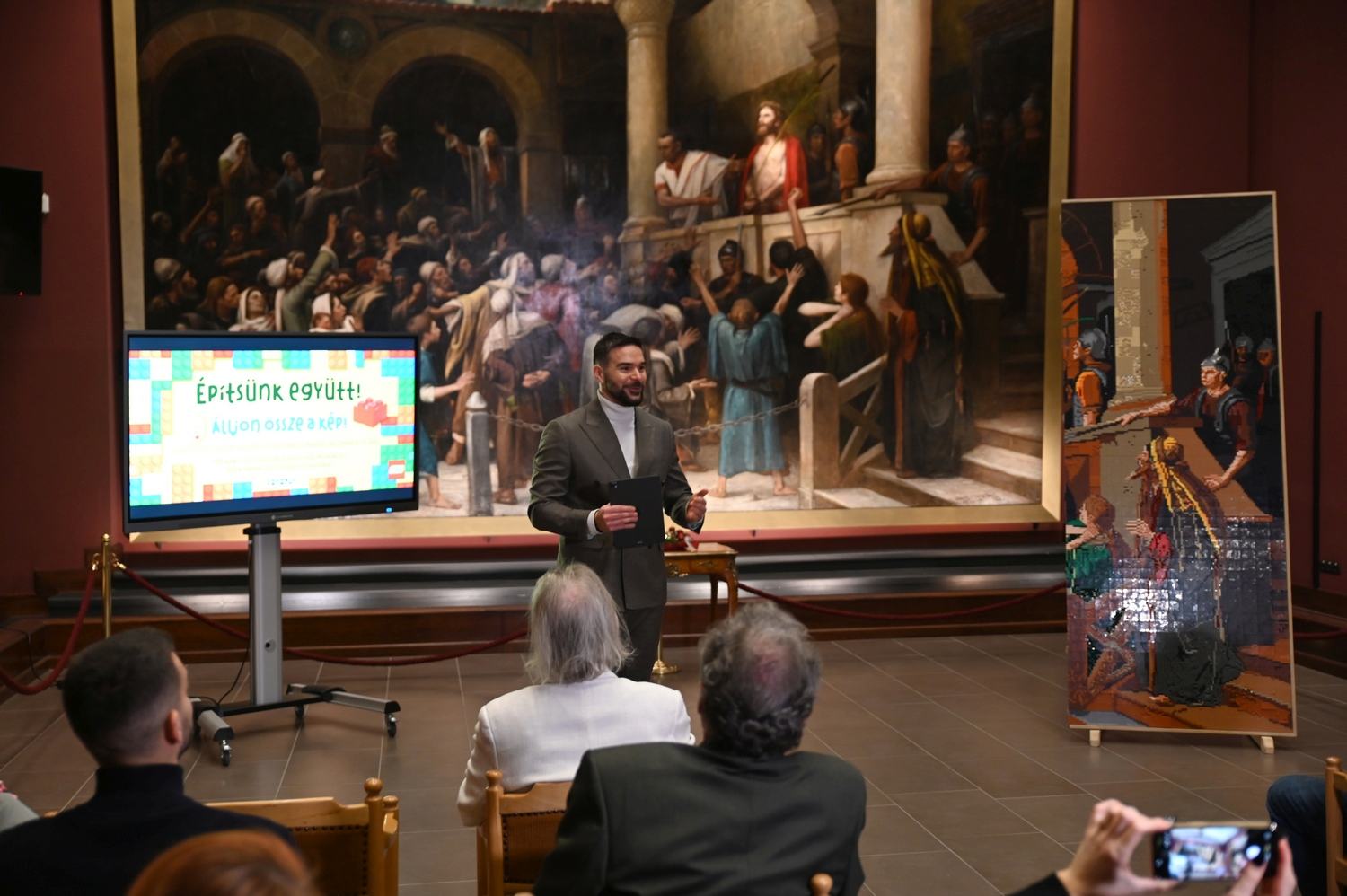 Több mint 155 ezer LEGO kockából épül meg Munkácsy: Ecce Homo című világhírű alkotása!