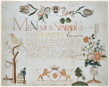 Szabadulólevél Takaró Mihály részére, 1797.