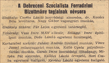 Történelem napról napra - Debrecen 1956. október 25., csütörtök, Budapest és a nagyvilág